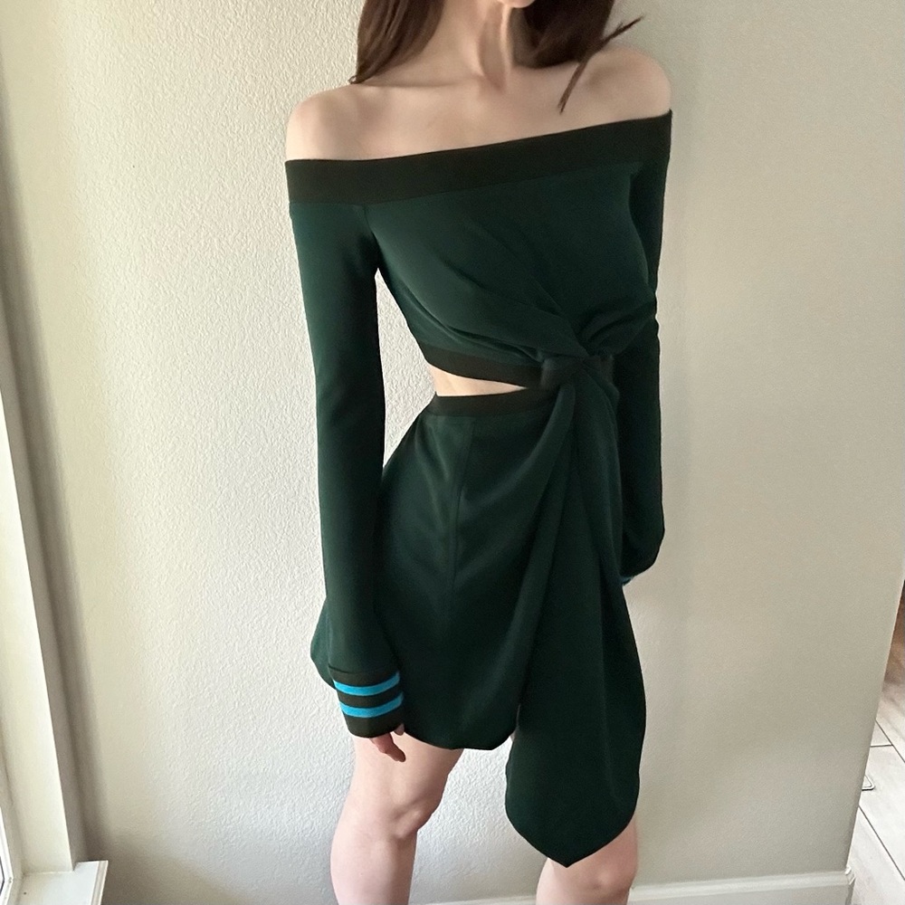JW Anderson Sporty Twist Mini Dress